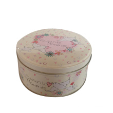 Round Tin Box for Packaging Cookie